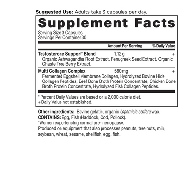 TESTOSTERONE SUPPORT FOR WOMEN + COLLAGEN